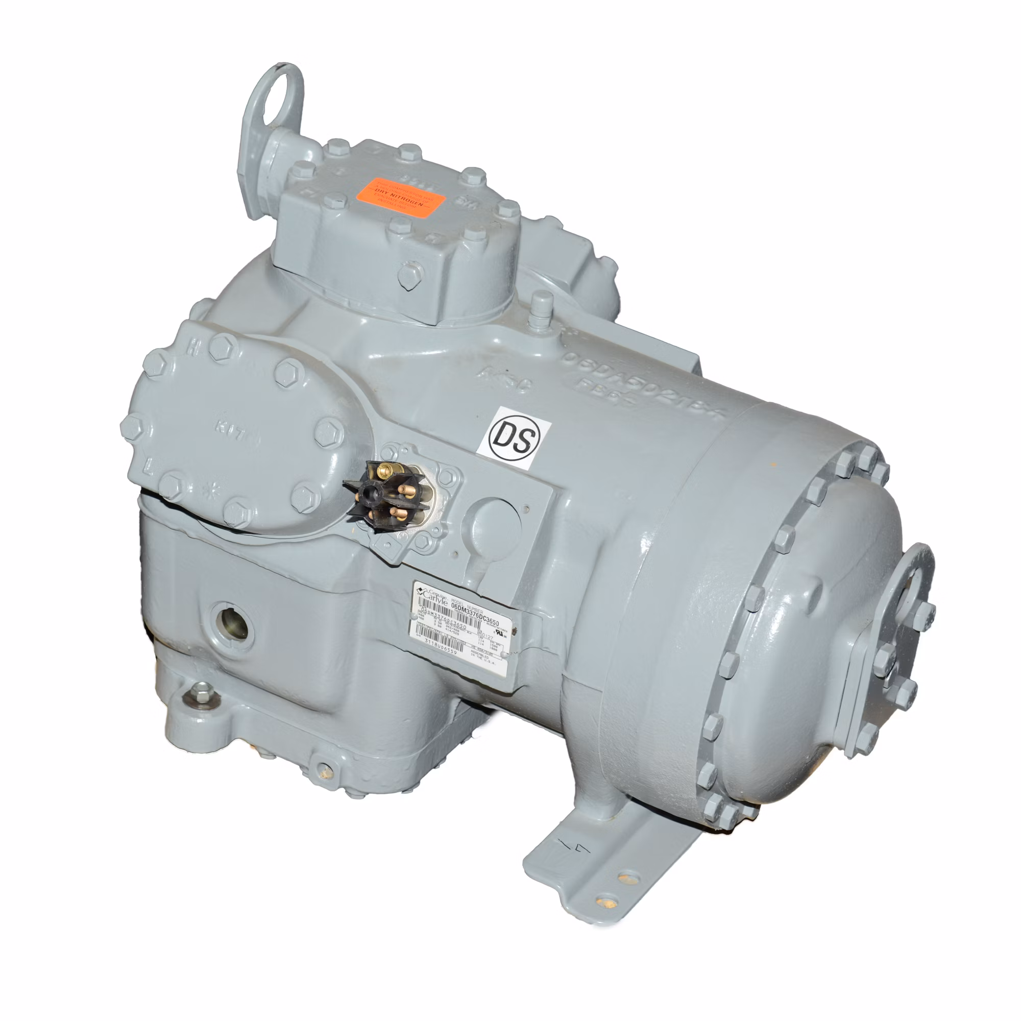 Carlyle - 06DM3376DC3650 Oil Less Semi-Hermetic Compressor Refrigeration Duty (400/460-3-50/60)
