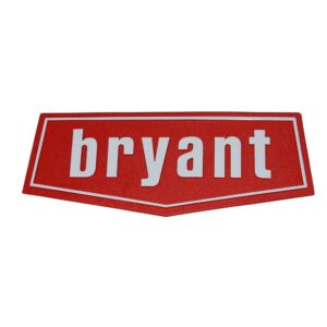 Factory Authorized Parts - Carrier 312250-406  Bryant Brand Badge