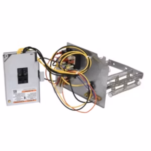 5kW 208-230V single phase electric heater kit with breaker and control panel for compatible 2-5 ton fan coil units