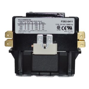 Totaline - Carrier P282-0411 Contactor Single Pole 40A 24V Lug Term