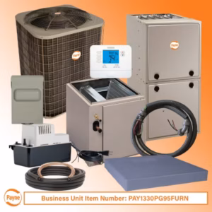 PAY1330PG95FURN Payne 13+ SEER 2.5 Ton Condenser, Coil and 95% Furnace Package