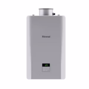Rinnai - RE180IN High Efficiency Non-Condensing 8.5 GPM 180,000 BTU Interior Natural Gas Tankless Water Heater
