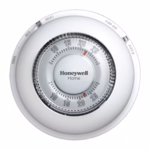 T87N1000 Honeywell Home - Round manual thermostat for heat/cool control