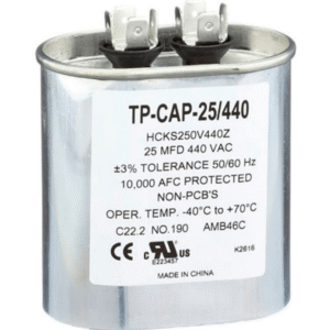 TP-CAP-25/440 - TRADEPRO - 25 MFD 440V Oval Run Capacitor