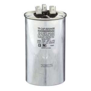 TP-CAP-55/5/440R - TRADEPRO - 55+5 MFD 440V Round Run Capacitor