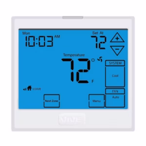 TP-S-955WH VIVE - Wireless Touchscreen Thermostat 5+1+1 or 7 Day or Non-Programmable with Humidify
