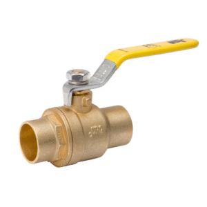 TPG12CC ProLine - 7700 Series Ball Valve - 1/2" C x C Solder 600 PSI Forged Brass Full Port Packing Gland