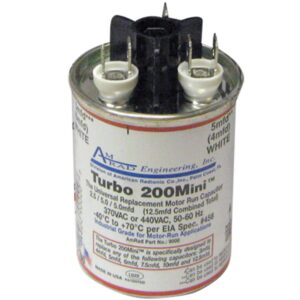 TURBO 200M - AmRad - 2.5 to 15 MFD 370/440V Turbo Mini Capacitor