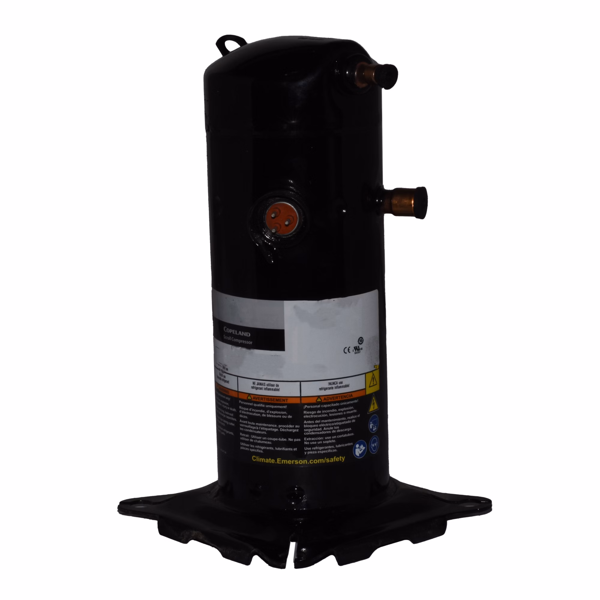 Factory Authorized Parts - Carrier ZR21K5E-PFV-830 Copeland Scroll Compressor 208/230-1-60 R22 12 RLA 21000 BTU