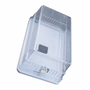 P269-0007 TOTALINE - Thermostat Guard with Clear Plastic Ring Base 8-1/4" x 5-3/8" x 3-1/2"
