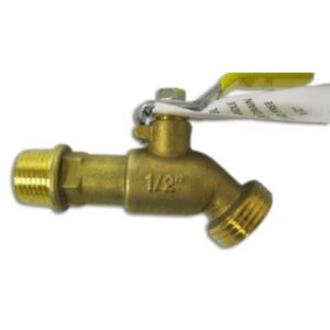 12BDBL Raven Specialty Products - 1/2" Drain - Bibbcock Stainless Level Handle