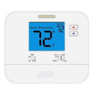 TP-N-721 VIVE - Non-Programmable Large Display Heat Pump Thermostat 2H/1C