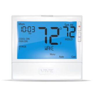 TP-S-855C VIVE - 5+1+1 or 7 Day Programmable Or Non-Programmable Thermostat 3H/2C