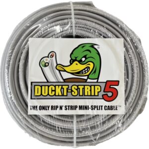 DUCKT-5-CPK-100 Duckt-Strip - 5 Wire Ductless Cable 3/14-2/16 (100' Roll)