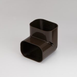 SC-100-B Slimduct - 85462 - SC100B 100mm 3.75" 90 degree Vertical Elbow Brown