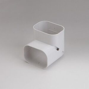 SC-100-W Slimduct - 86102 - 90 degree Vertical Elbow White