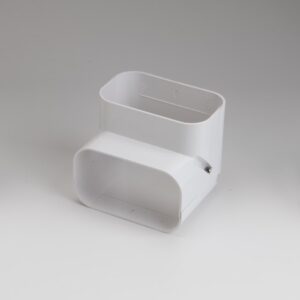 SC-140-W Slimduct - 85202 SC140W 140mm 5.5" 90 degree Vertical Elbow White