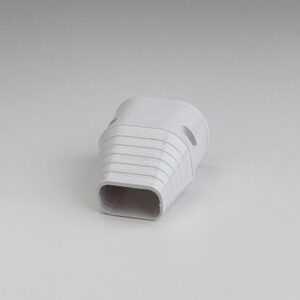 SEN-77-W Slimduct - 86007 - SEN77W 77mm 2.75" End Fitting White
