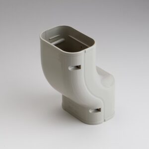 SIF-100-I Slimduct - 3.75" Fixed Offset 2" L, Ivory