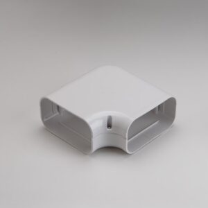 SK-140-W Slimduct - 85211 SK140W 140mm 5-1/2" 90 degree Flat Elbow - White