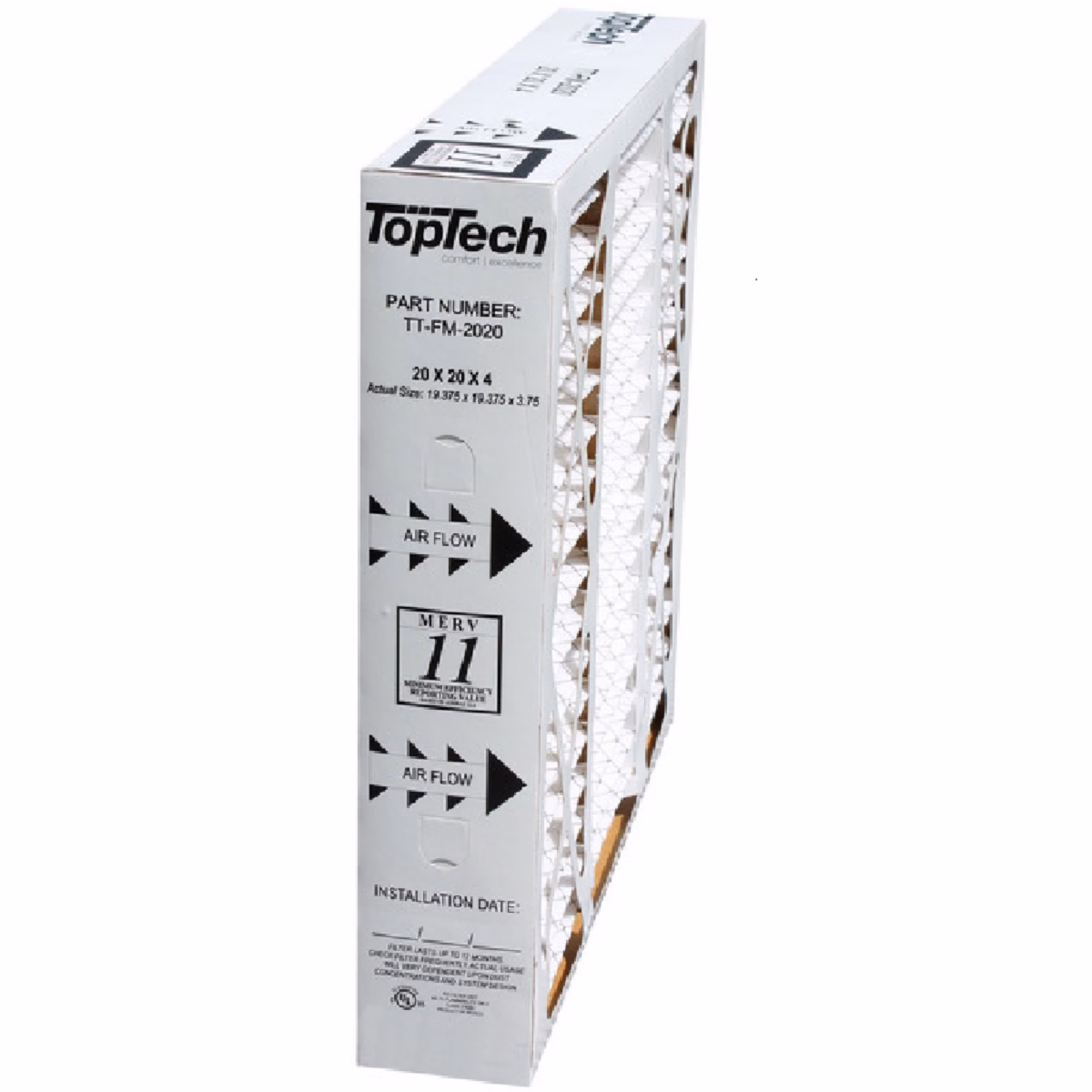 TT-FM-2020 TopTech - 20X20X4 Cartridge Air Filter MERV 11
