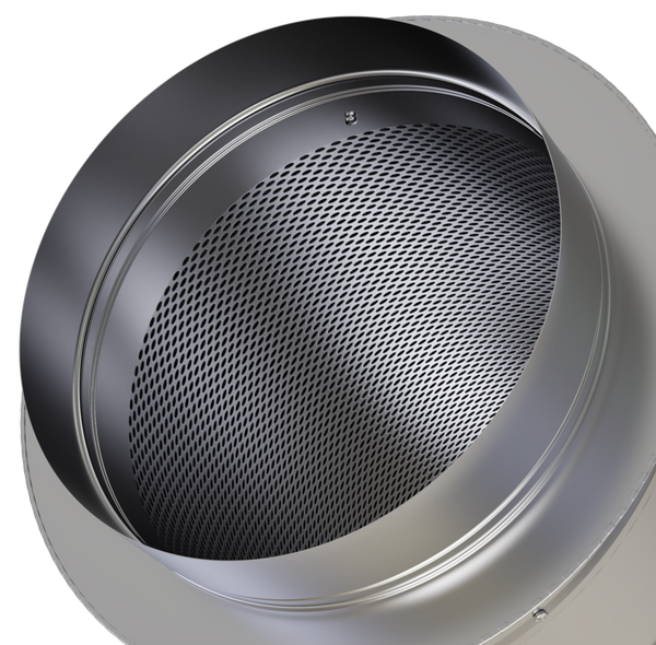 TROX CA perforated inner duct detail