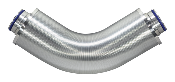 TROX CF flexible circular silencer with lip seal connections