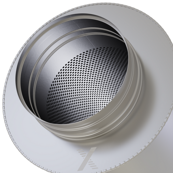 TROX CK circular silencer perforated inner duct