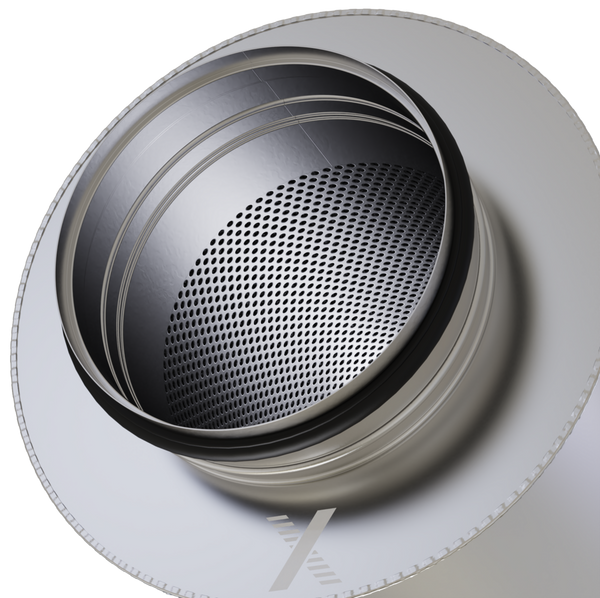 TROX CK circular silencer inlet with lip seal