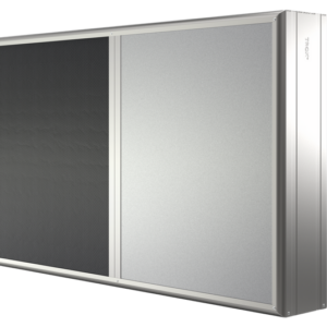 TROX MK sound attenuator splitter with resonating panel section