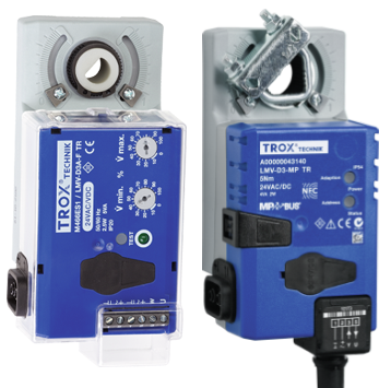 TROV TVA VAV damper actuators and control modules