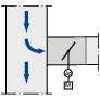 TROX TVE airflow diagram for unfavorable upstream conditions