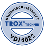 VDI 6022 hygiene certification badge for TROX TVE