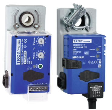 TROX TVJ VAV damper actuators and control modules