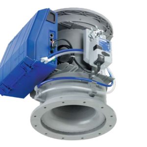 TROX TVLK plastic circular laboratory VAV terminal with controller