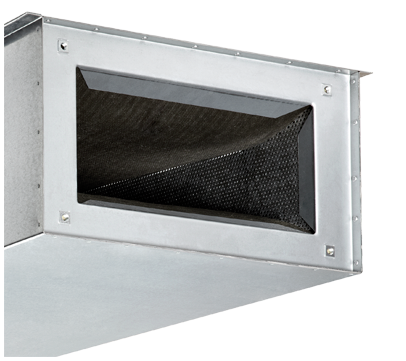 TROX TVM mixed flow VAV terminal outlet section