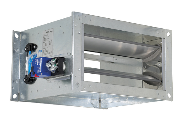 TROX TVT rectangular variable air volume terminal with controller