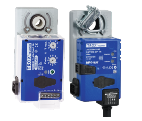 TROX TVT VAV damper actuators and control modules